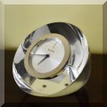 D02. Waterford crystal shelf clock. 